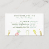 Bakkerij voor Waterverf van de kap Visitekaartje (Achterkant)