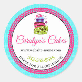 Bakkerij voor whisky ronde sticker