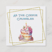  bakkerij voor whisky vierkante visitekaartje (Voorkant)