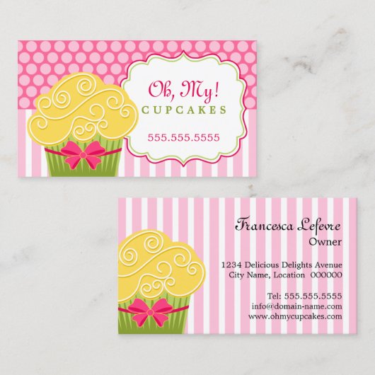 Bakkerij voor whisky visitekaartje (Voorkant / Achterkant)