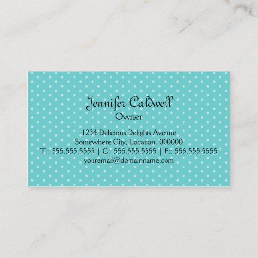 Bakkerij voor whisky visitekaartje (Achterkant)