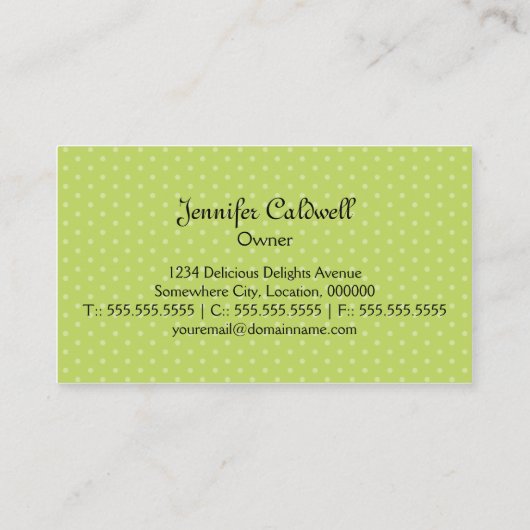 Bakkerij voor whisky visitekaartje (Achterkant)