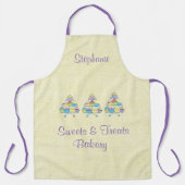 Bakkerij, voor zoet en voor behandeling, op maat g schort (Voorkant)