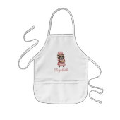 Bakkerij Wasbeer Cute Persoonlijk Kinder Schort (Voorkant)