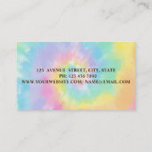 Bakkerij-Waterverf Bakkerij Tie Dye Visitekaartje (Achterkant)