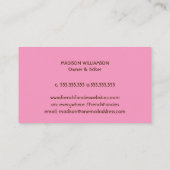 Bakkerij Waterverf Franse Macaroon Visitekaartje (Achterkant)