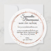 Bakkerij Waterverf Kaart (Achterkant)