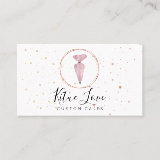 Bakkerij Waterverf Visitekaartje (Voorkant)