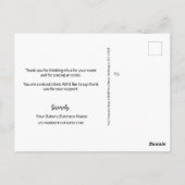 Bakkerij - Waterverf voor logo Briefkaart (Achterkant)