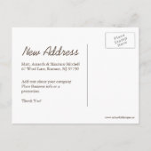 "Bakkerij | We zijn verhuisd" Briefkaart (Achterkant)