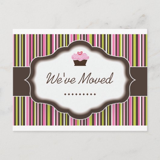 "Bakkerij | We zijn verhuisd" Briefkaart (Voorkant)