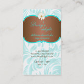 Bakkerij Weddenschap Cake Pastry Chef Chocolate Da Visitekaartje (Achterkant)