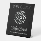 Bakkerij Welkom Reclamebord Met Voetstuk (Voorkant)