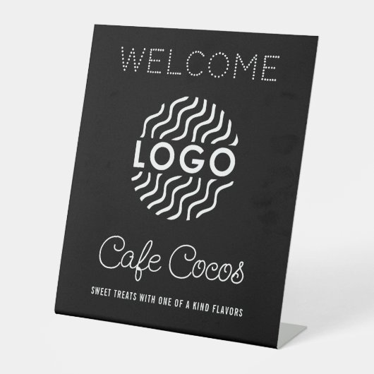 Bakkerij Welkom Reclamebord Met Voetstuk (Voorkant)