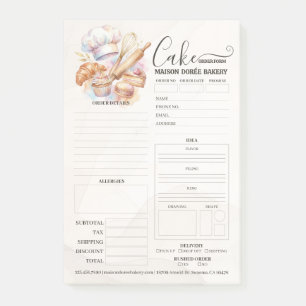 Bakkerij Winkel Banketbakker Cake Bakker Bestelfor Post-it® Notes