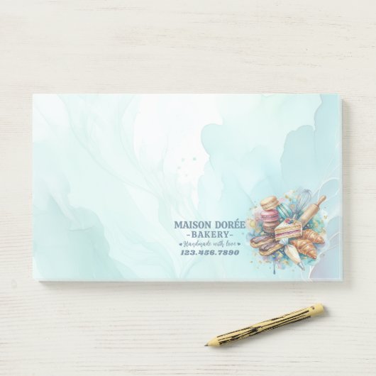 Bakkerij Winkel Banketbakker Dessert Snoepgoed Cak Post-it® Notes (Op bureau)