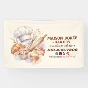 Bakkerij Winkel Banketbakker Dessert Snoepgoed Cak Spandoek