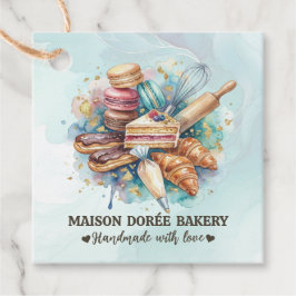 Bakkerij Winkel Banketbakker Dessert Snoepjes Taar Bedankjes Labels
