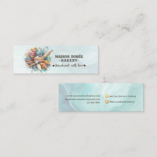 Bakkerij Winkel Banketbakker Dessert Snoepjes Taar Mini Visitekaartje