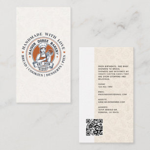 Bakkerij Winkel Banketbakker Dessert Snoepjes Taar Visitekaartje