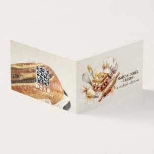 Bakkerij Winkel Banketbakker Dessert Taart Bakker  Visitekaartje