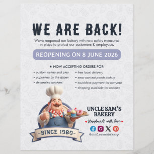 Bakkerij Winkel Banketbakker Nagerechten Grootse H Flyer