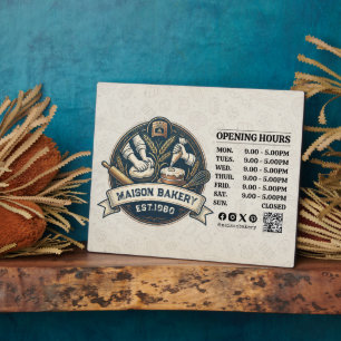 Bakkerij Winkel Banketbakker Nagerechten Openingst Fotoplaat
