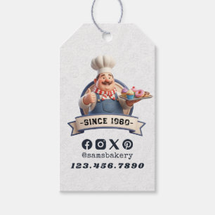 Bakkerij Winkel Banketbakker Taarten Snoepgoed Cak Cadeaulabel