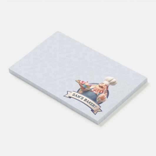 Bakkerij Winkel Banketbakker Taarten Snoepgoed Cak Post-it® Notes (Schuin)