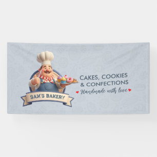 Bakkerij Winkel Banketbakker Taarten Snoepgoed Cak Spandoek