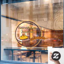 Bakkerij winkel brood graan voorzijde aanpassen raamsticker