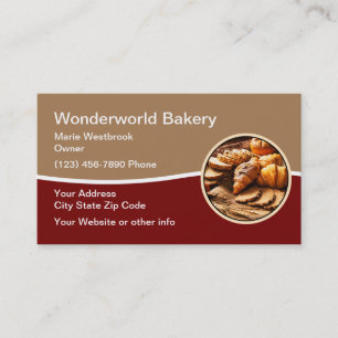 Bakkerij Winkel Modern Logo Embleem Visitekaartje