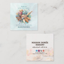 Bakkerij Winkel Patisserie Cake Bakker Dank U Voor Kortingskaartje