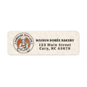 Bakkerij Winkel Patissier Dessert Snoepjes Taart B Etiket (Voorkant)
