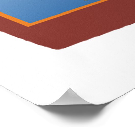 Bakkerij winkel voorgevel taart winkel  poster (Hoek)