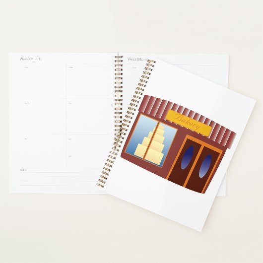 Bakkerij Winkel Voorkant Cake Store Planner