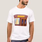 Bakkerij Winkel Voorkant Cake Store T-shirt (Voorkant)