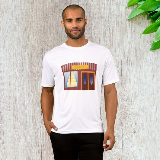 Bakkerij Winkel Voorkant Cake Store T-shirt