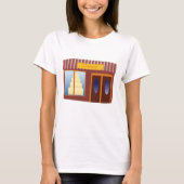 Bakkerij Winkel Voorkant Cake Store T-shirt (Voorkant)