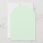 Bakkerij Winkelraam Franse Bruids Douche Uitnodigi Kaart (Achterkant)