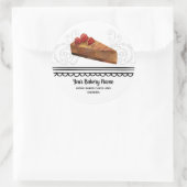 Bakkerij Zakelijk Dessert Verpakkingsproduct Ronde Sticker (Tas)
