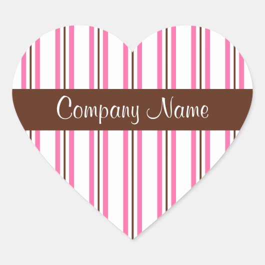 Bakkerij Zakelijk Hart Stickers (Voorkant)