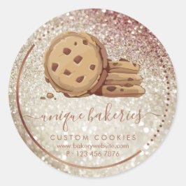 Bakkerij Zoetwaren Bakkerij Meisjesachtige Bakker Ronde Sticker