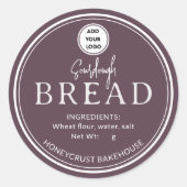 Bakkerij Zuurdesembrood Logo Sticker (Voorkant)