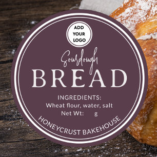 Bakkerij Zuurdesembrood Logo Sticker
