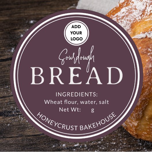Bakkerij Zuurdesembrood Logo Sticker