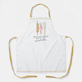 Bakkerijbanketbakken voor Waterverf Schort (Voorkant)