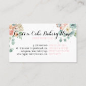 Bakkerijbanketbakkerswaren — Tasty Doughnut Visitekaartje (Achterkant)