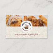 bakkerijbedrijf | Gebakken dagelijks brood Visitekaartje (Achterkant)