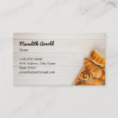 bakkerijbedrijf | warme broodmand visitekaartje (Voorkant)